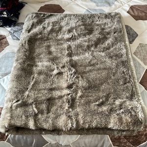 Pottery Barn Faux-Fur Throw